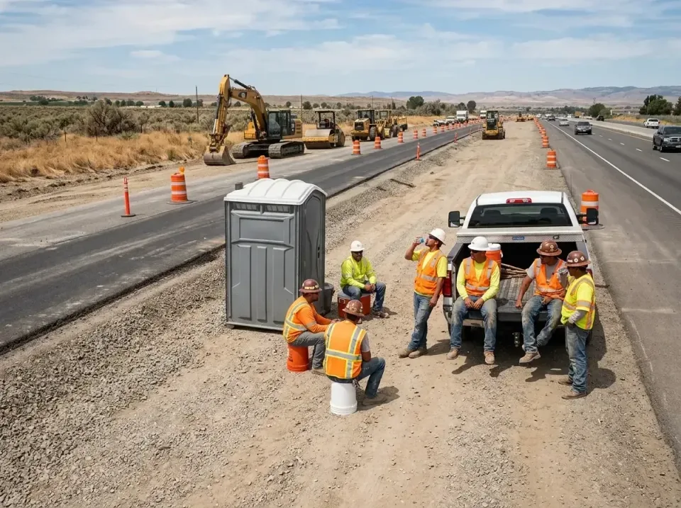 highway-road-construction-crew-007 — frequently asked questions, Porta Potty and Restroom Rentals in West Bend, WI